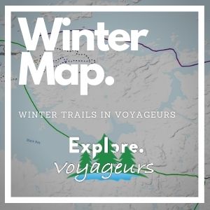 Winter Trails Map Voyageurs National Park