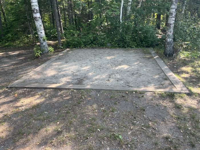 K1 Tent pad #1 at campsite