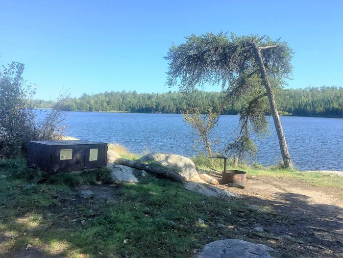 K16 Lost Bay view looking out from campsite core.