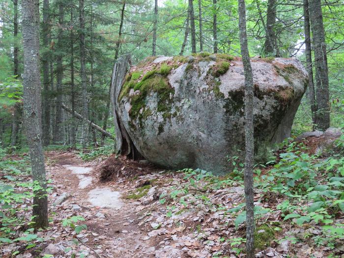 S12-C Glacial erratic along Mukooda hiking trail