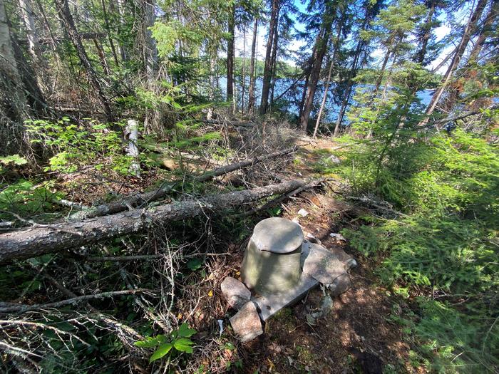 B13 Privy at Peary Lake backcountry campsite